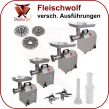Beeketal Fleischwolf Wurstfüller versch. Ausführungen Beeketal Fleischwolf Wurstfüller versch. Ausführungen